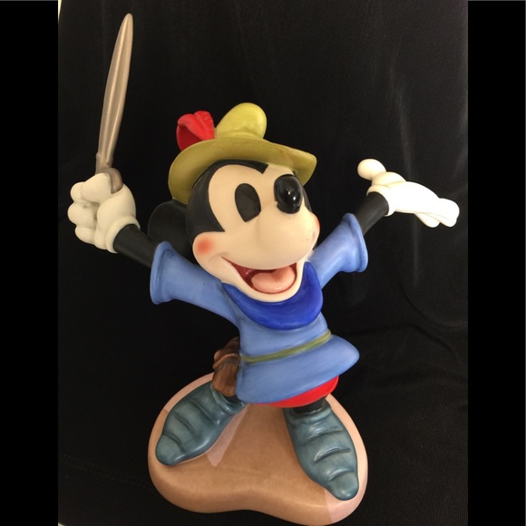 WDCC Mickey Mouse Brave Little Tailor Sculpture - Picture 2 of 5